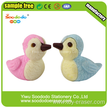 Pink Duck Shaped Eraser,Statinery eraser Puzzle